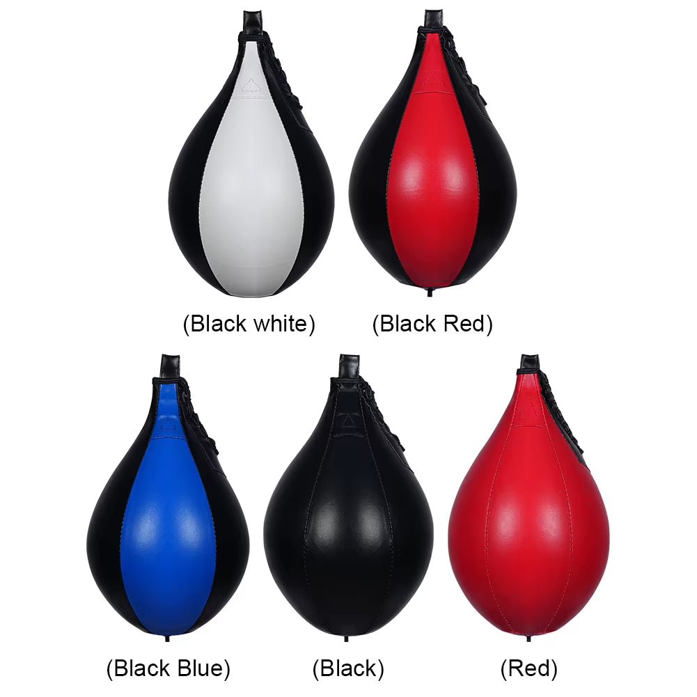 Boxing Speed Ball Hanging Punching Bag PU Leather Boxing Reflex Ball Stress Relief Boxing Striking Bag Boxing Equipment - Next Level