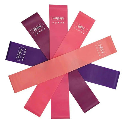 Elastic Resistance Bands Set for Yoga, Pilates, and Strength Training - 5 - Pack - Next Level